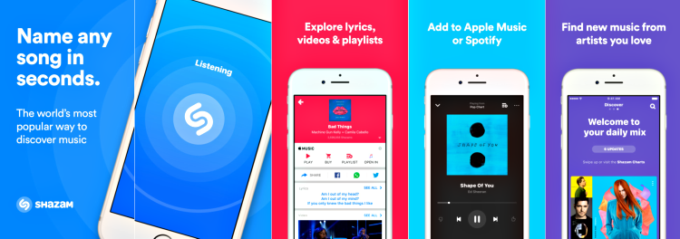 Shazam app screenshot