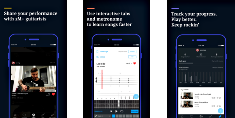 Ultimate guitar tabs & cords app