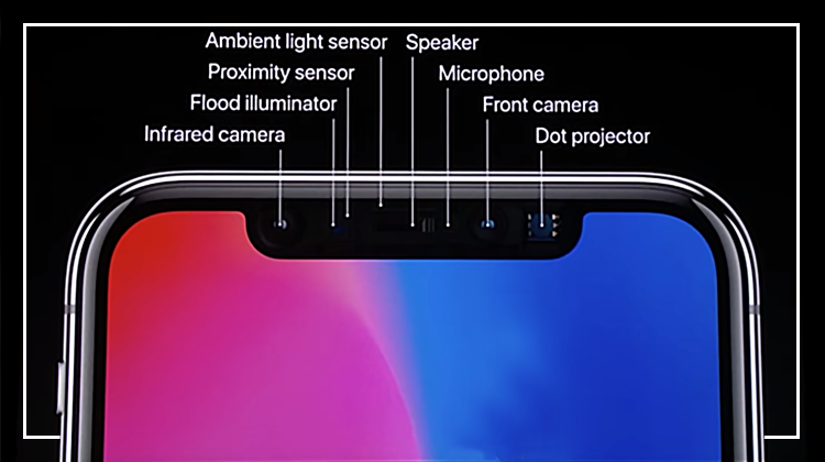 iPhone X FaceID feature