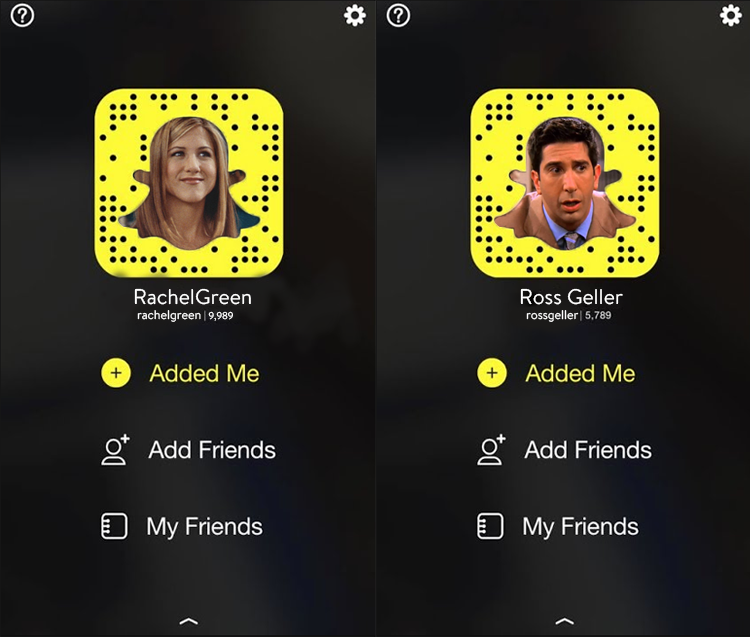 Snapchat feature set