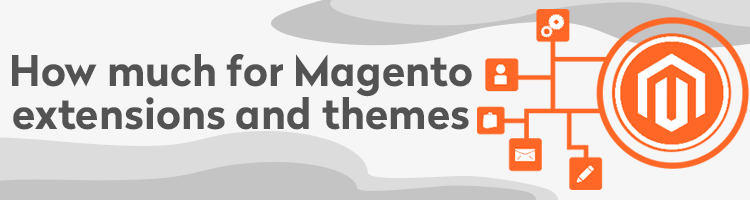 How much Magento extensions and themes